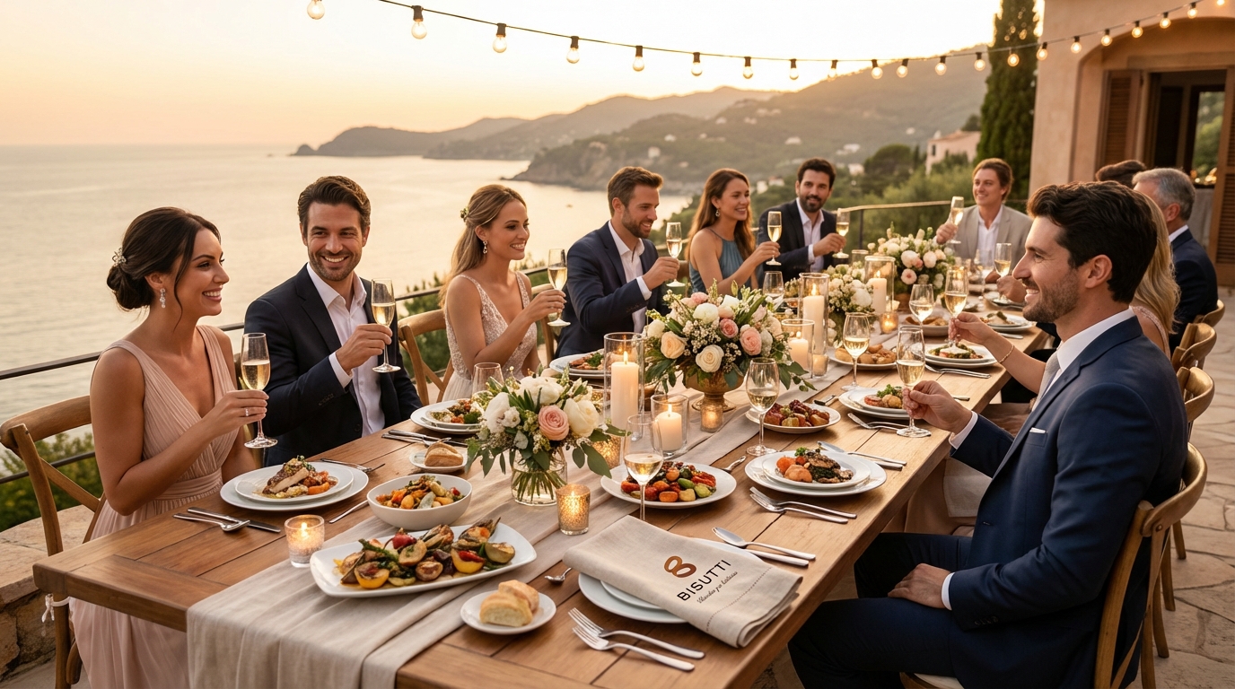 Destination wedding de luxo com alta gastronomia