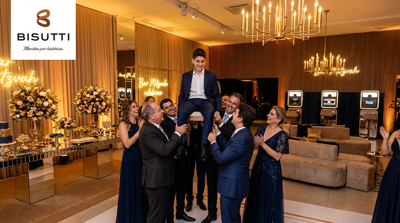 Ideias de decoração de luxo personalizada para Bar Mitzvah
