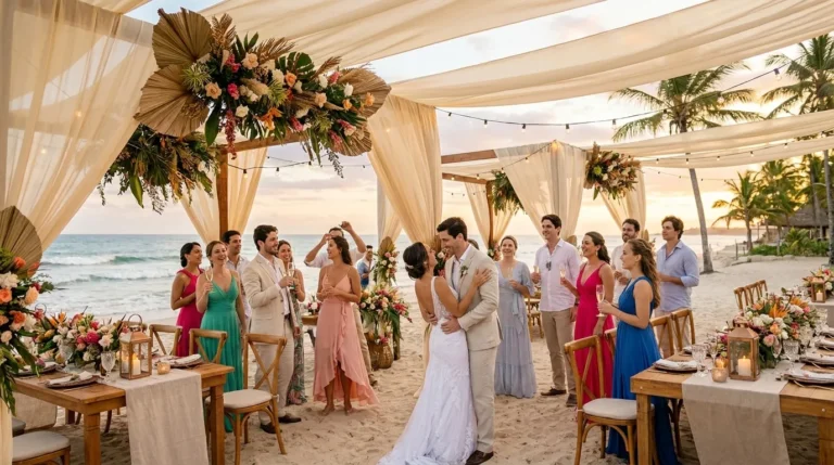 Destination wedding de luxo na praia: guia completo