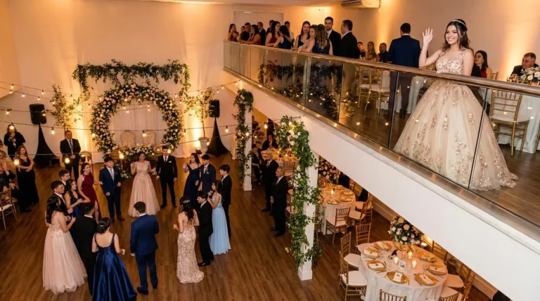 Espaços para festa de 15 anos com mezanino: guia definitivo