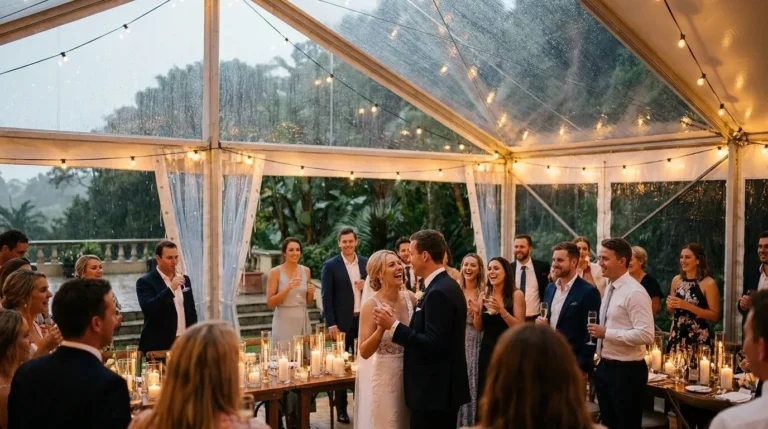 Plano B para chuva em casamento em SP: guia de auditoria