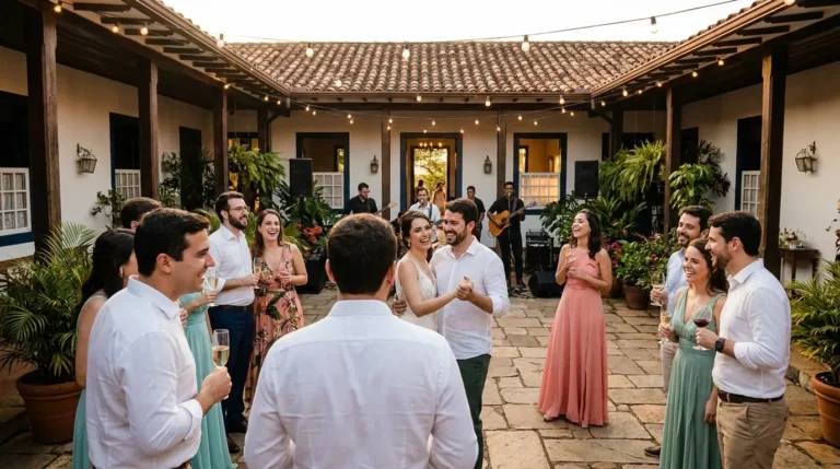 Espaços para casamento com arquitetura colonial: guia